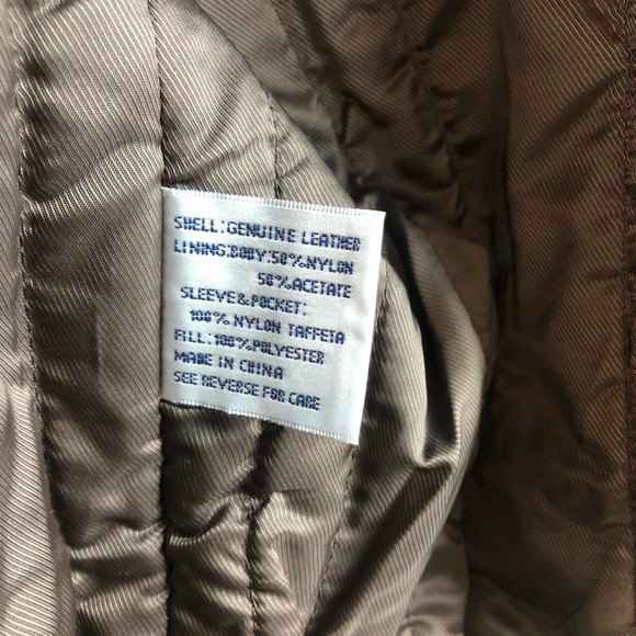 Clipper Mist London Fog Vintage Leather Jacket S - Picture 5 of 8